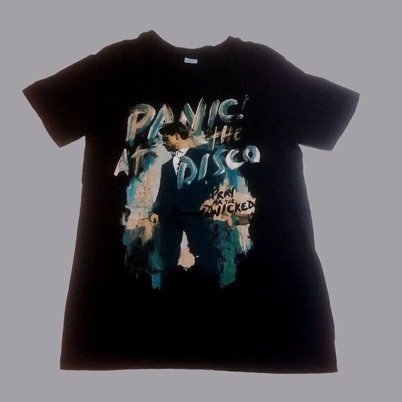 XS Panic at the Disco No Rest for the Wicked Band Tee - Picture 3 of 3